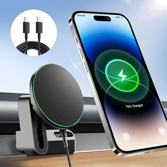 15W Wireless Fast Charging Phone Mount for Tesla