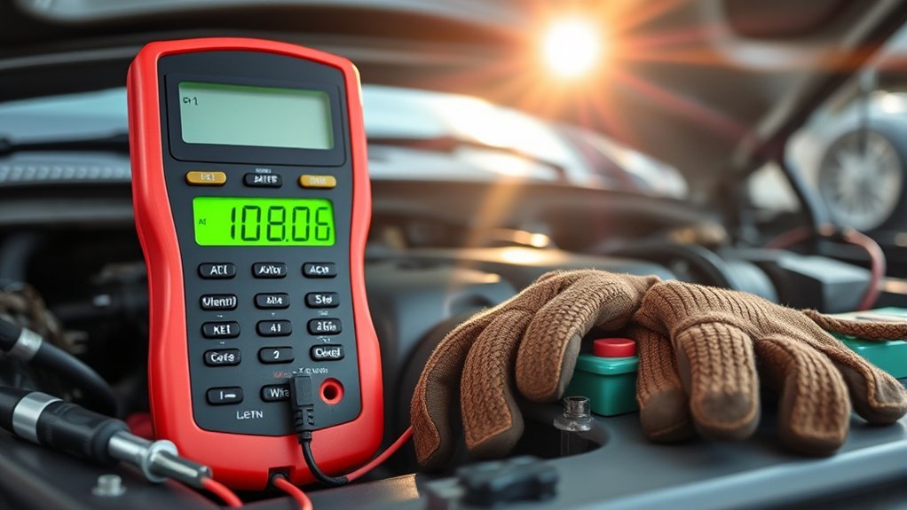 test battery voltage regularly