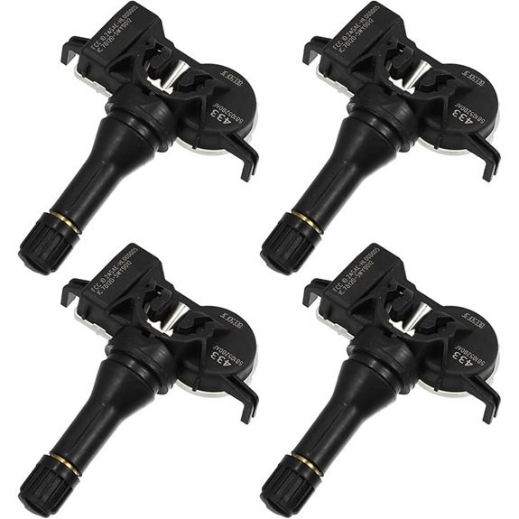 X AUTOHAUX 4pcs 68105280AC Tire Pressure Monitoring System Sensor 433MHz