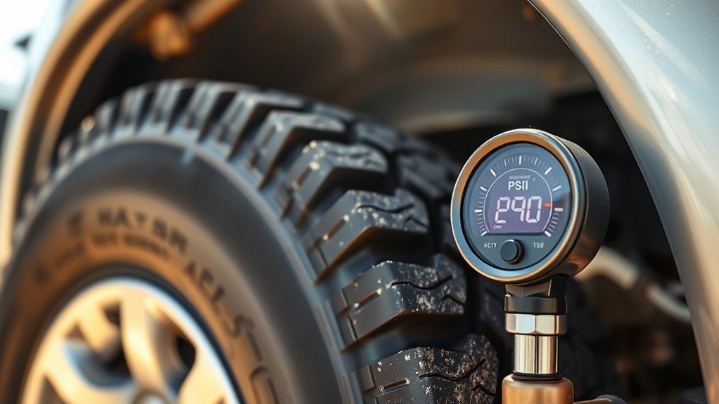 toyota hilux tyre pressure