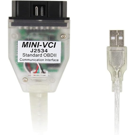 Mini VCI J2534 OBD2 Diagnostic Cable for Toyota