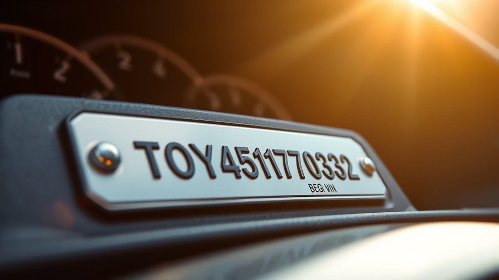 toyota vin decoding guide