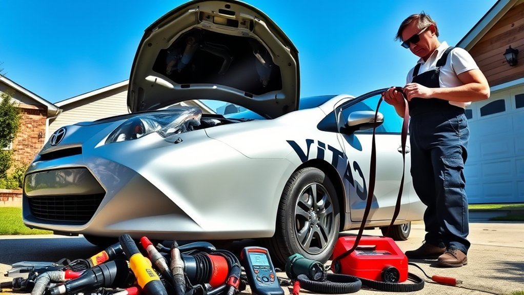 toyota vitz starting issues