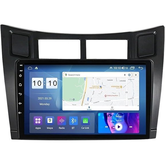 Car Stereo with Dash Cam for Toyota Yaris
