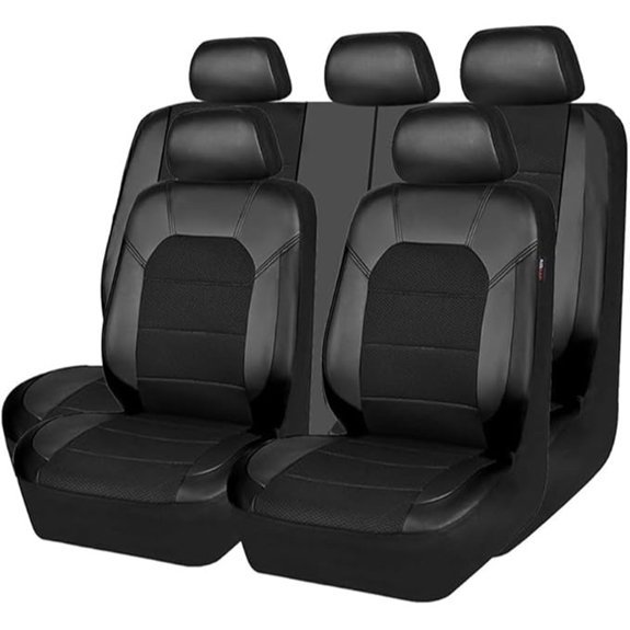 Leather Car Seat Cover Set for Toyota Yaris 2020-2024