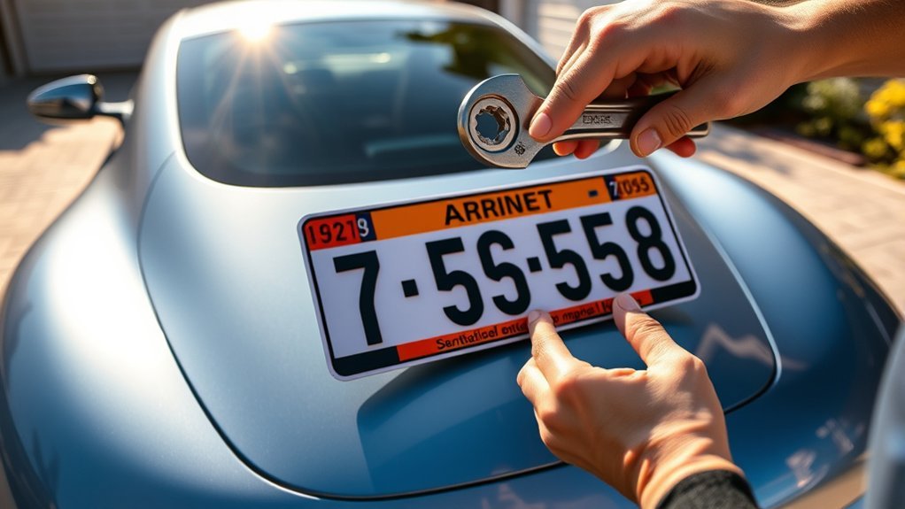 transfer personalised number plate