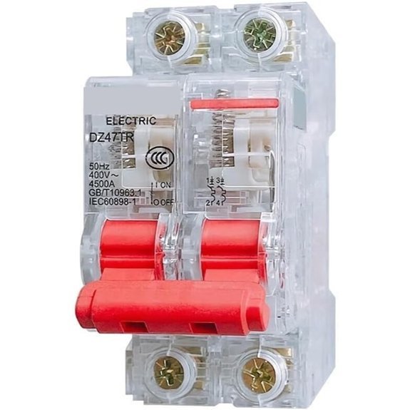 OGQNPJJCJ DZ47TR Transparent Circuit Breaker 50A