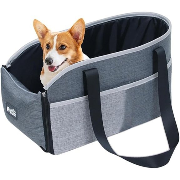Small Dog Center Console Car Seat for Travel