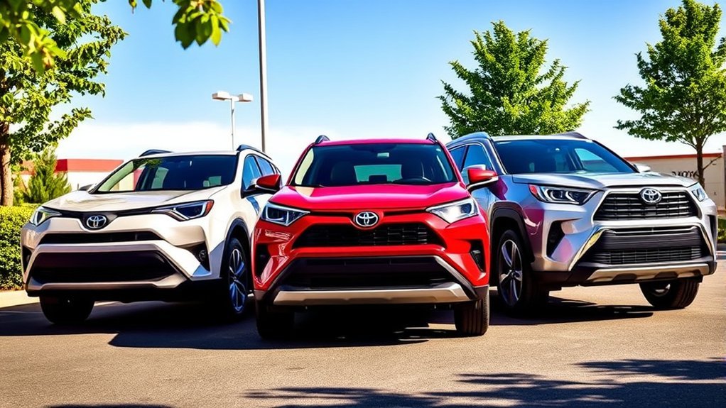 trim comparison for rav4