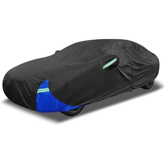 X AUTOHAUX Triple-Layer Waterproof Car Cover for Sedans
