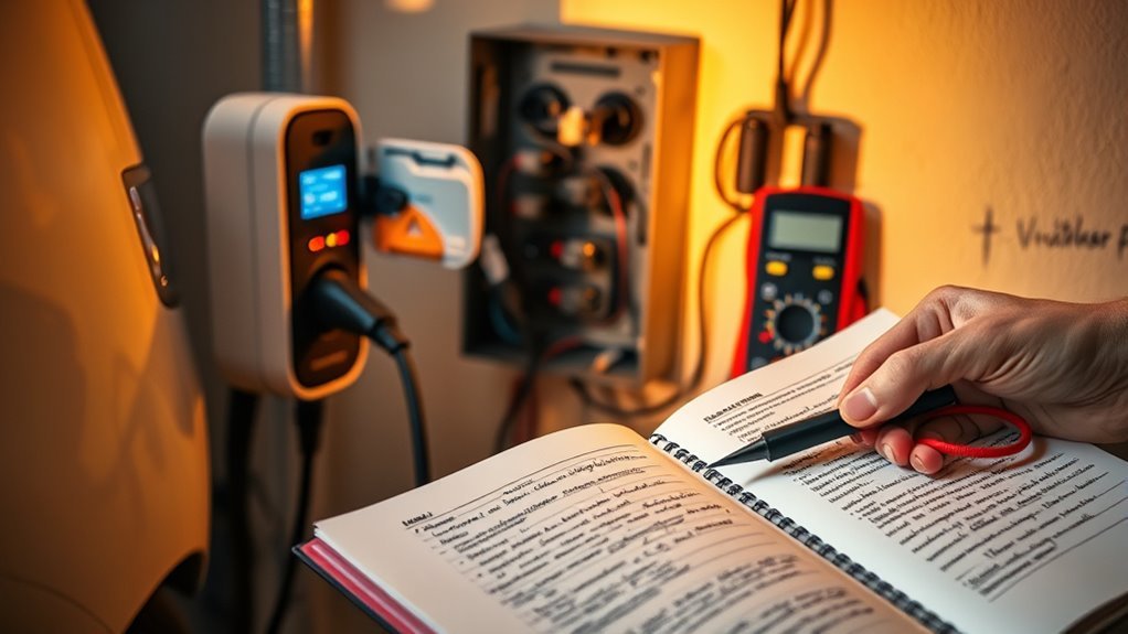 troubleshoot ev charger trips