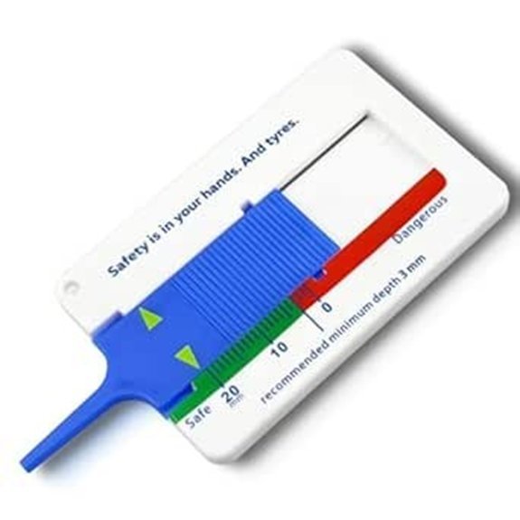 GODESON Tyre Tread Depth Gauge with Color Coding