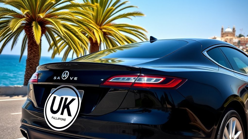 uk sticker required abroad