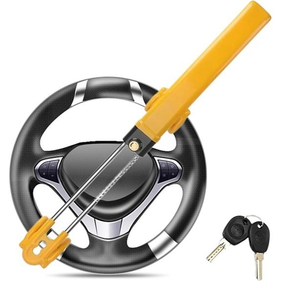 Steering Wheel Lock Universal Anti-Theft Device