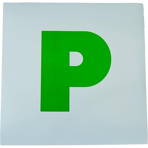 Sakura SS3338 Car P Plates Universal Set of 2