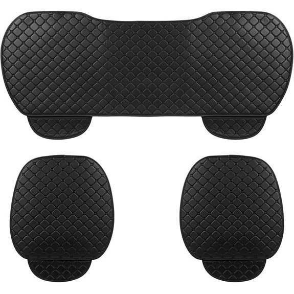 Fifth Gear 3pc Universal PU Leather Car Seat Cover Set