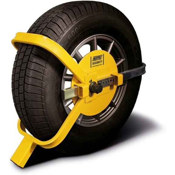 Maypole Universal Wheel Clamp for Cars and Trailers