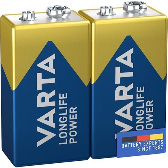 VARTA Longlife Power 9V Block Battery (2-Pack)