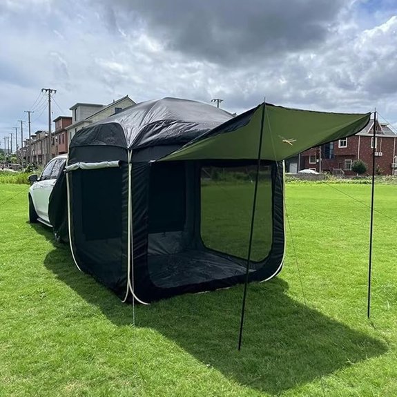 Car Tent Awning for Vehicle Tailgate Camping