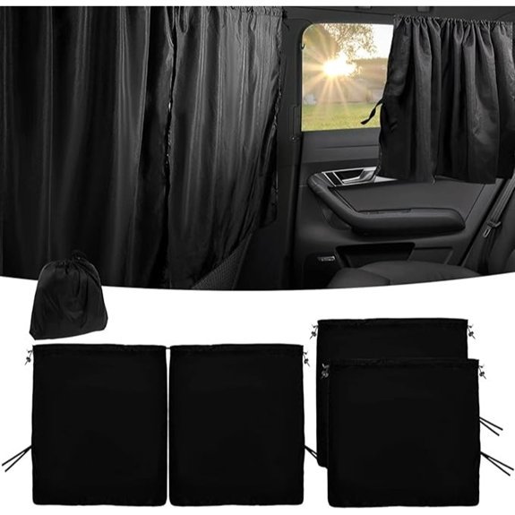 Car Divider Privacy Curtains for Vehicle Camping