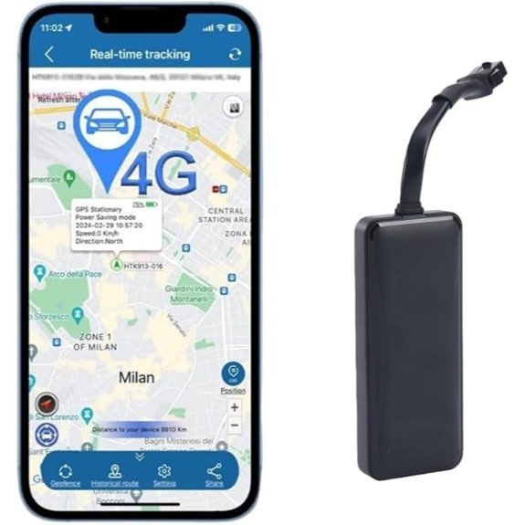 4G GPS Tracker for Vehicles with Anti-Theft Alarm