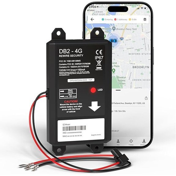 REWIRE SECURITY DB2-4G GPS Tracker for Vehicles