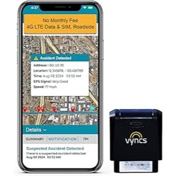 VYNCS Premium GPS Tracker OBD for Vehicles