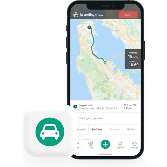 Car GPS Mileage Tracker & IRS Compliant Log Book