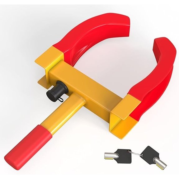 ViVo Heavy Duty Wheel Clamp Lock for Vehicles