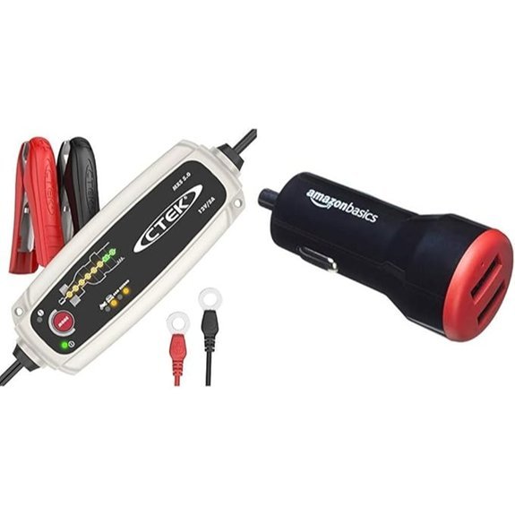 CTEK MXS 5.0 Battery Charger and Dual USB Car Charger