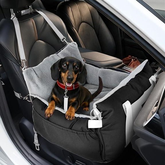 3-in-1 Dog Car Seat & Travel Bed for Small Dogs