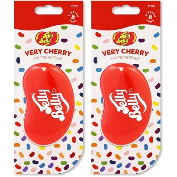 Jelly Belly 15210 Very Cherry Air Freshener 18g (Pack of 2)