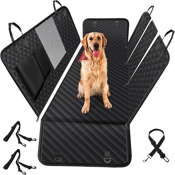 Vailge Waterproof Convertible Dog Car Seat Cover