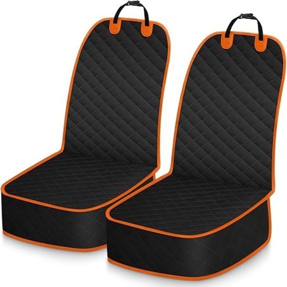 Dog Car Seat Covers Waterproof - 2 Pack