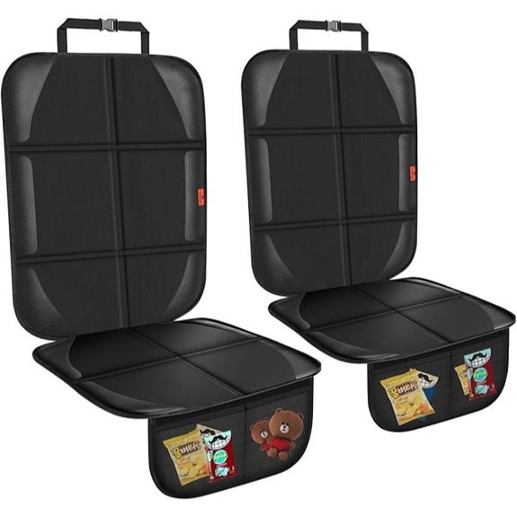 Car Seat Protector 2 Pack Waterproof & Durable