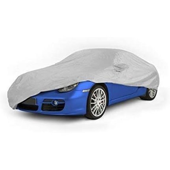 Waterproof Silver Full Size Car Cover Protector - 385cm x 165cm x 120cm