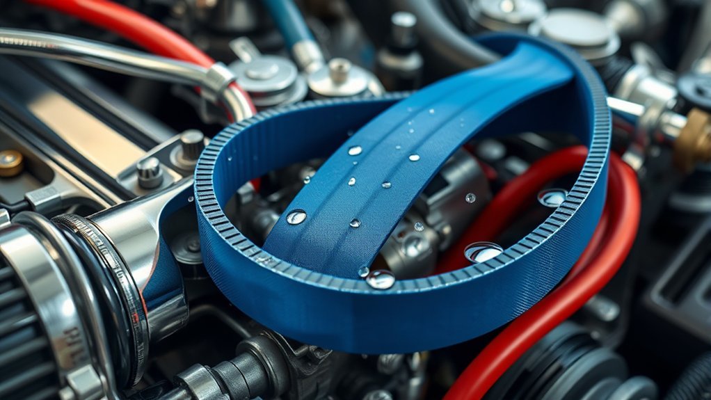 wet timing belt advantages