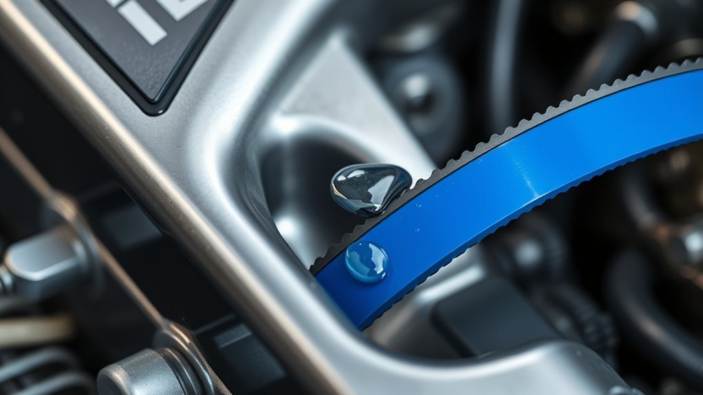 wet timing belt symptoms