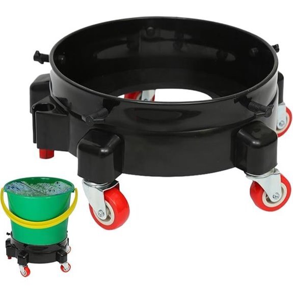 Multifunctional Bucket Buddy with Wheels for Car Wash