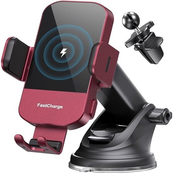 CHGeek 15W Wireless Car Charger Phone Mount