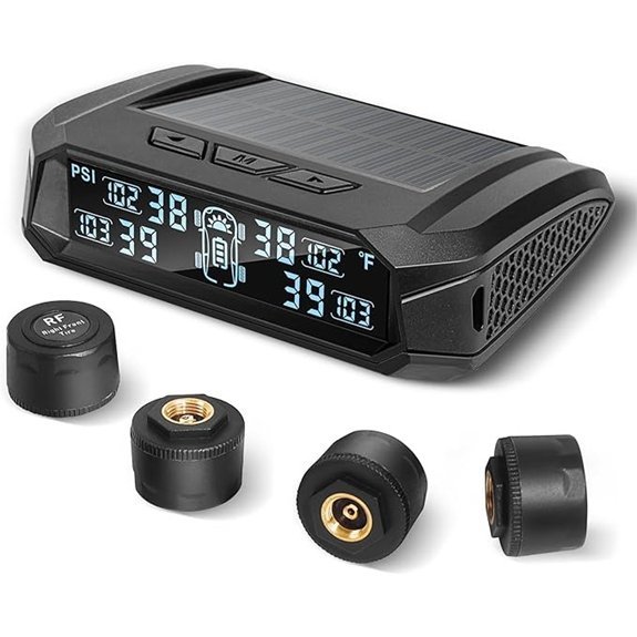 Wireless RV Tire Pressure Monitoring System with Sensors