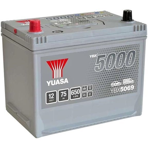Yuasa YBX5069 12V 75Ah Maintenance Free Battery
