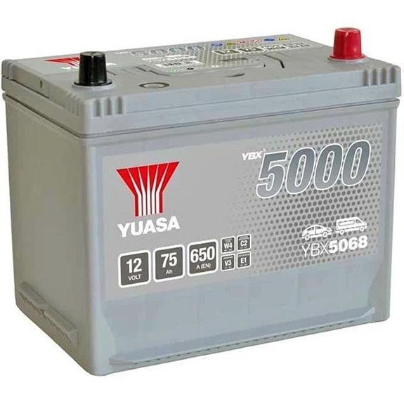 Yuasa YBX5068 12V 75Ah Maintenance Free Battery